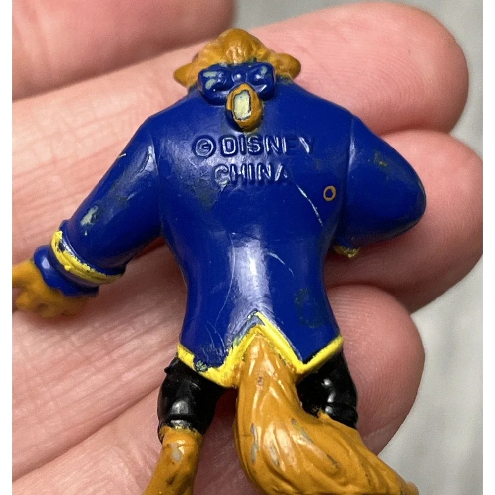 Disney Beauty & The Beast Beast Miniature Figurine Blue Jacket Contemporary